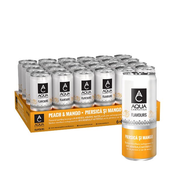Aqua Flavours Piersica si mango 24 x 330ML Aqua Flavours Piersica si mango 24 x 330ML