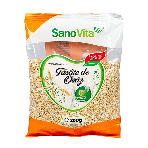 Tărâțe de ovăz Sano Vita 50 x 200GR Tărâțe de ovăz Sano Vita 50 x 200GR