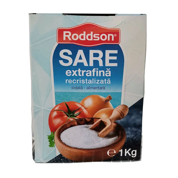 Sare extrafină Roddson 10 x 1KG Sare extrafină Roddson 10 x 1KG
