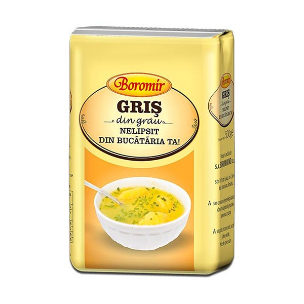Griș din grâu Boromir 20 x 500GR Griș din grâu Boromir 20 x 500GR