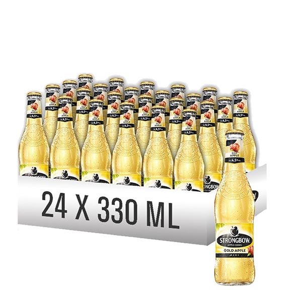 Cidru Strongbow Mere Golden , 24 x Sticla 0.33L