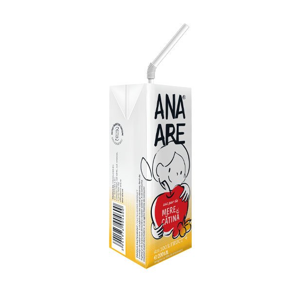 Suc pur de mere si catina Ana are 24 x 200ML Suc pur de mere si catina Ana are 24 x 200ML