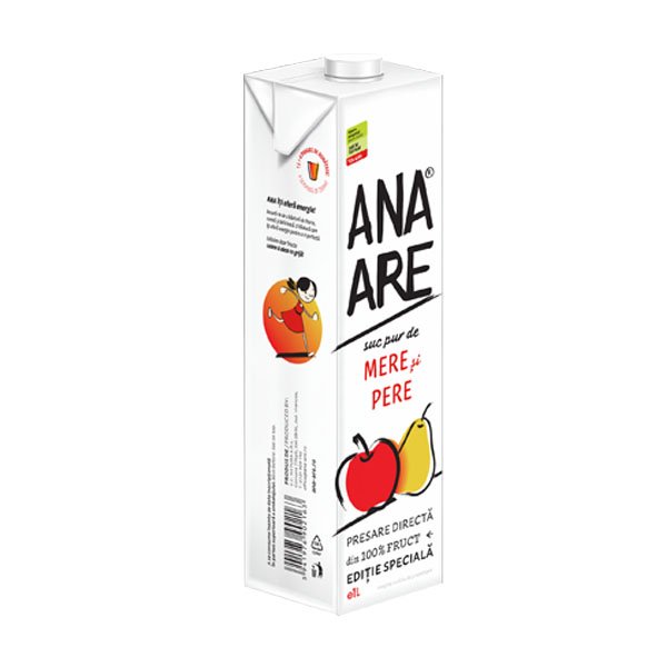 Suc pur de mere si pere Ana are 12 x 1L