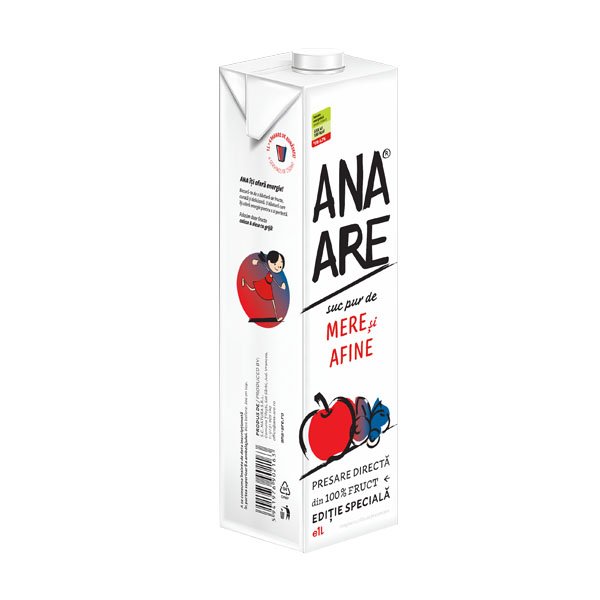 Suc pur de mere si afine Ana are 12 x 1L Suc pur de mere si afine Ana are 12 x 1L