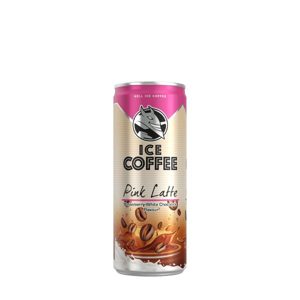 Hell Ice Coffee Latte Roz 24 x 250ML