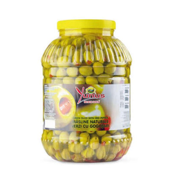 YUNUS Masline verzi cu gogosari 3KG