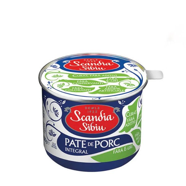 Scandia Sibiu Pateu de porc integral 6 x 200GR