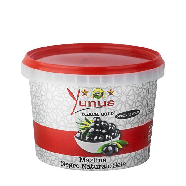 Masline naturale 1.5 kg negre uslu sele galeata yunus