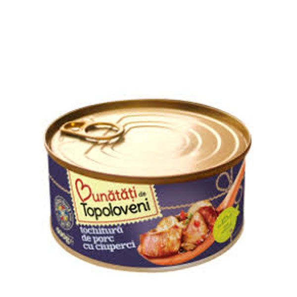 Bunatati din Topoloveni Tochitura de porc cu Ciuperci 6 x 400GR