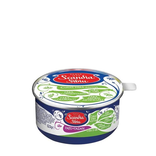 Scandia Sibiu Pateu de fazan integral 6 x 120GR