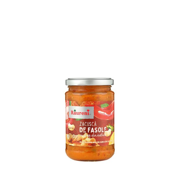 Raureni Zacusca de fasole 6 x 300GR