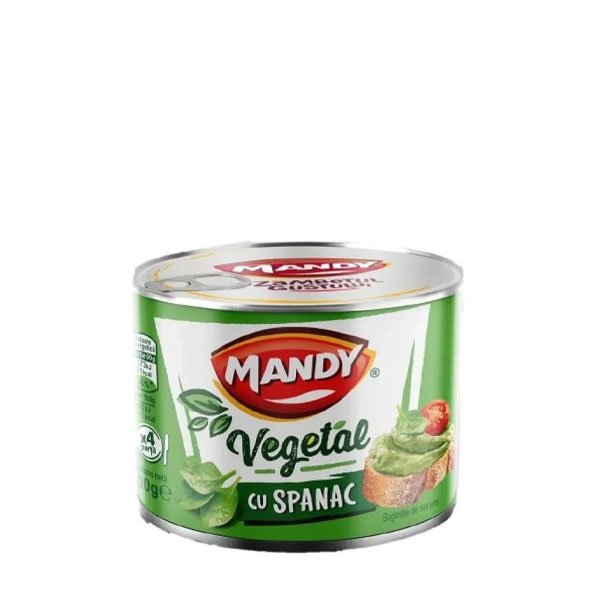 Mandy pate vegetal cu spanac 6 x 200GR