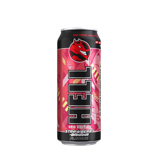 Hell Banane și Căpșuni Bautura Energizanta 12 x 500ML