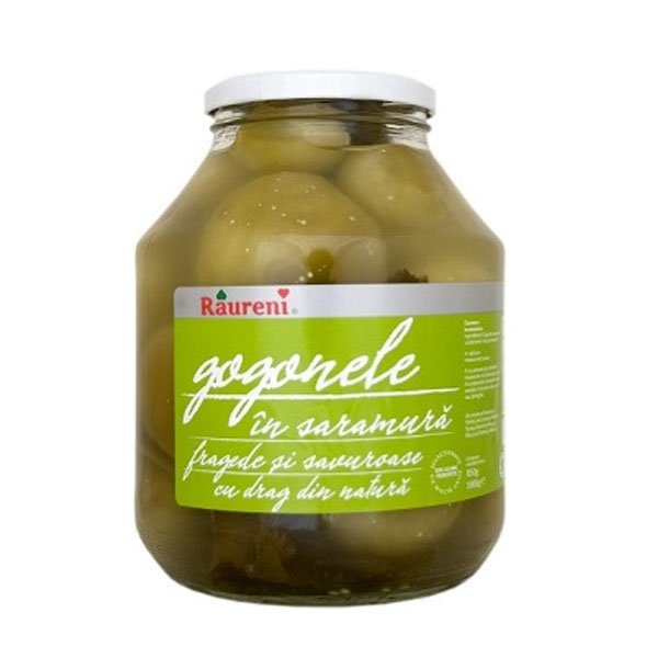 Raureni gogonele in saramura 4 x 1600GR Raureni gogonele in saramura 4 x 1600GR