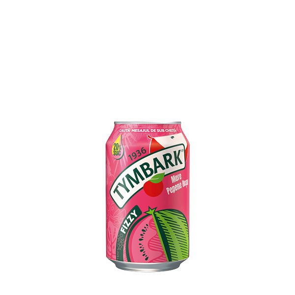 Tymbark Fizzy Mere si Pepene Roșu 12 x 330ML Tymbark Fizzy Mere si Pepene Roșu 12 x 330ML