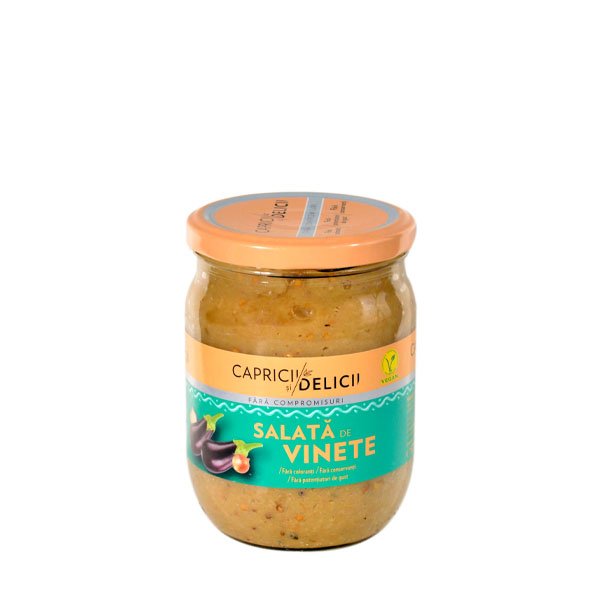 Capricii si delicii salata de vinete 6 x 525GR Capricii si delicii salata de vinete 6 x 525GR