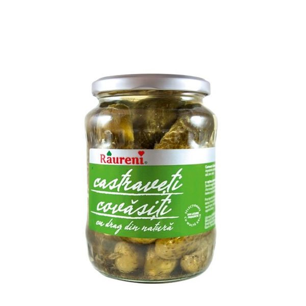 Raureni castraveti covasiti murati 6 x 690GR Raureni castraveti covasiti murati 6 x 690GR