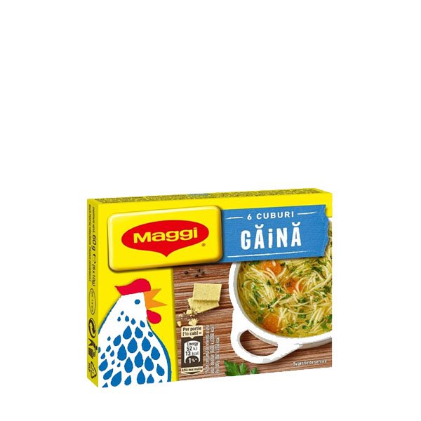 Maggi Gust de gaina cuburi 6 x 10GR Maggi Gust de gaina cuburi 6 x 10GRv