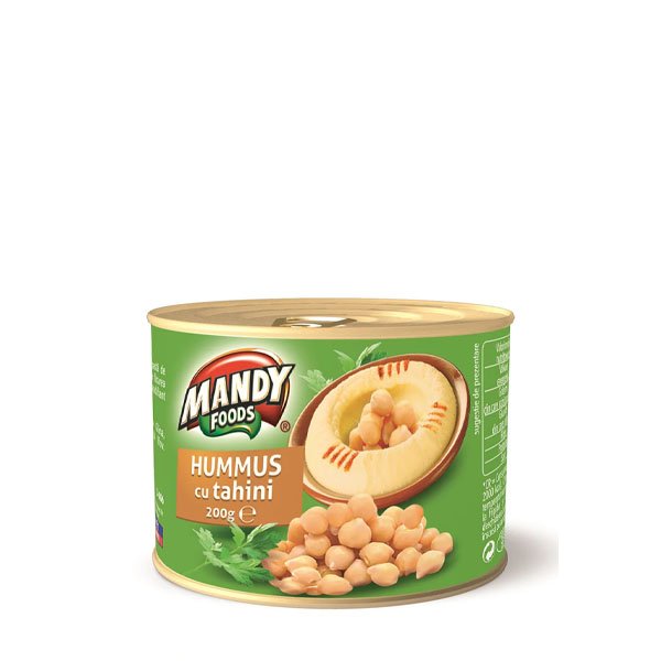Mandy Hummus cu tahini 6 x 200GR Mandy Hummus cu tahini 6 x 200GR