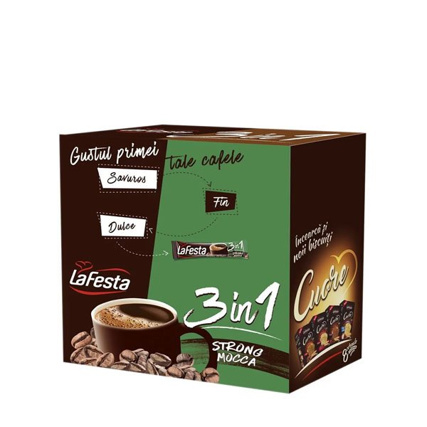 Nescaffe 3 in 1 Strong Mocca 24 x 15.6GR Nescaffe 3 in 1 Strong Mocca 24 x 15.6GR