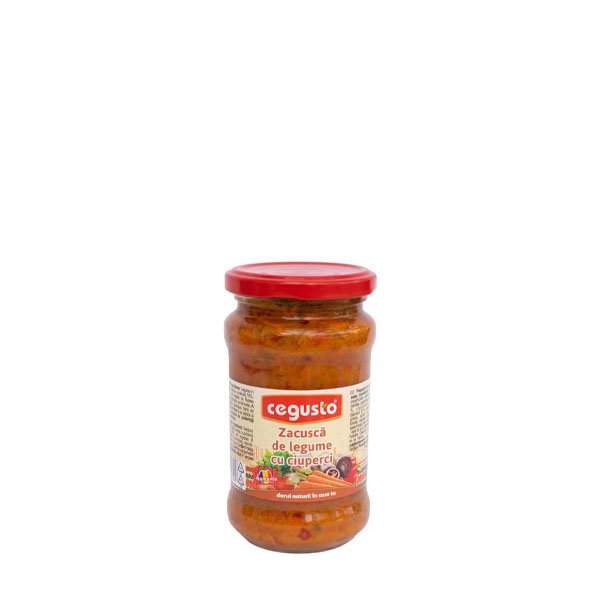 Cegusto Zacusca de vinete cu ciuperi 6 x 300GR