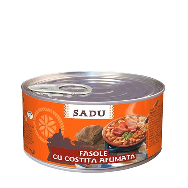 Sadu Fasole cu Costita Afumata 6 x 300GR