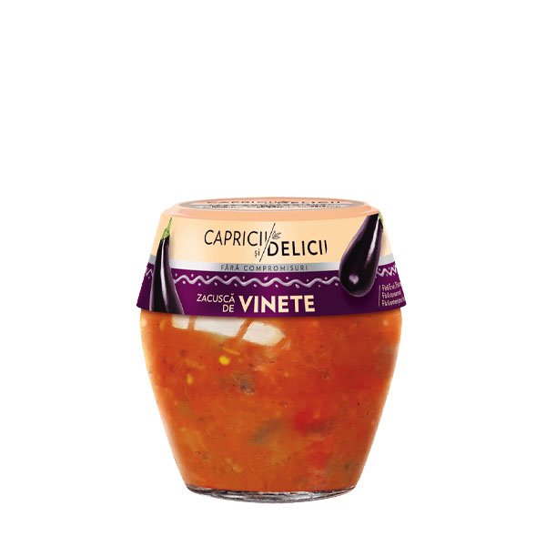 Capricii si delicii Zacusca de vinete 6 x 550GR