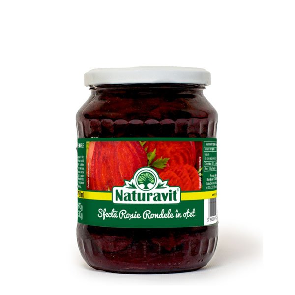 Naturavit Sfecla rosie rondele in otet 6 x 690GR Naturavit Sfecla rosie rondele in otet 6 x 690GR