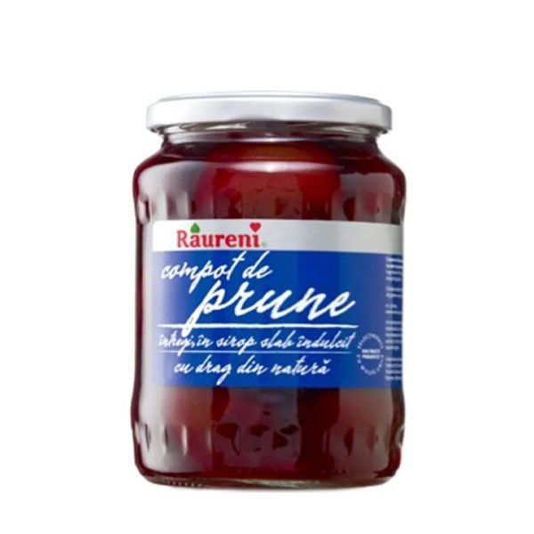 Raureni Compot de Prune 6 x 720GR Raureni Compot de Prune 6 x 720GR