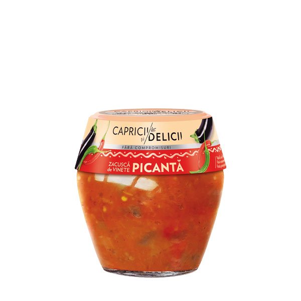 Capricii si delicii Zacusca picanta 6 x 550GR