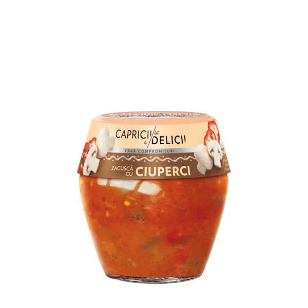 Capricii si delicii Zacusca de ciuperci 6 x 550GR