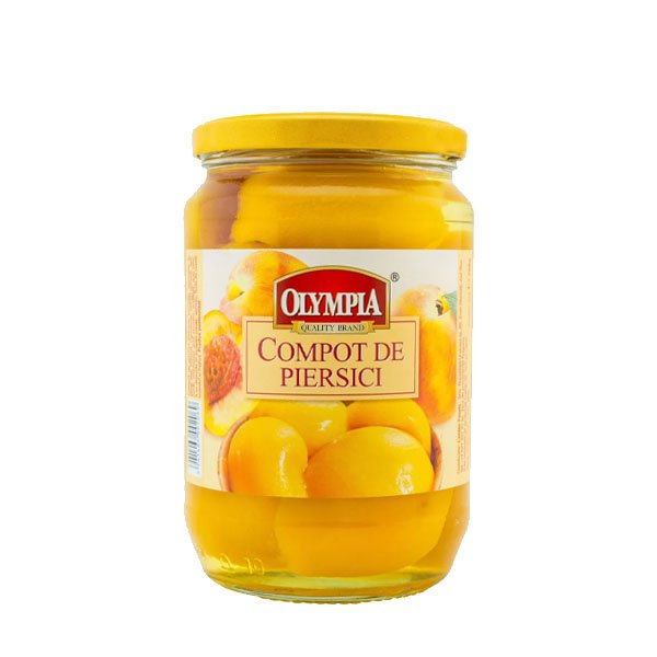 Olympia Compot piersici depelate 6 x 720ML Olympia Compot piersici depelate 6 x 720ML