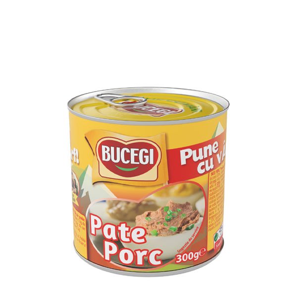 Bucegi Pate de porc 6 x 300GR Bucegi Pate de porc 6 x 300GR