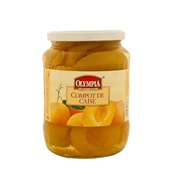 Olympia Compot de caise jumătăți decojite 6 x 720ML Olympia Compot de caise jumătăți decojite 6 x 720ML
