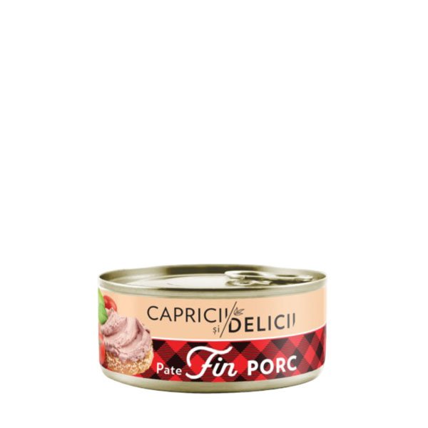 Capricii si Delicii Pate fin de porc 6 x 120GR Capricii si Delicii Pate fin de porc 6 x 120GR