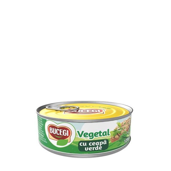 Bucegi pate vegetal cu ceapa verde 6 x 120GR