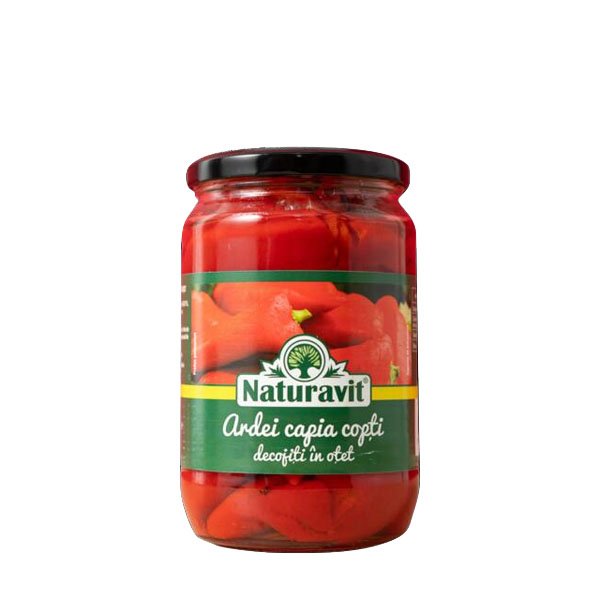 Naturavit Ardei Capia copti in Otet 6 x 680GR