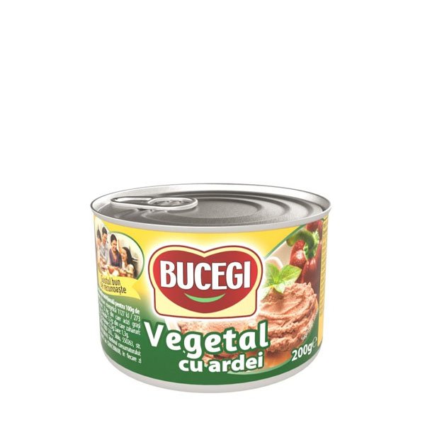 Bucegi pate vegetal cu ardei 6 x 200GR