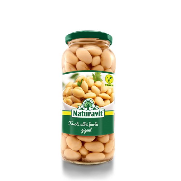 Naturavit Fasole Alba Fiarta gigant 6 x 580ML
