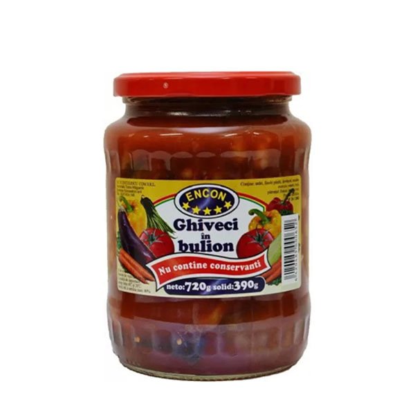 ENCON Ghiveci in bulion 390GR