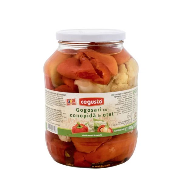 Cegusto gogosari cu conopida in otet 4 x 1600GR