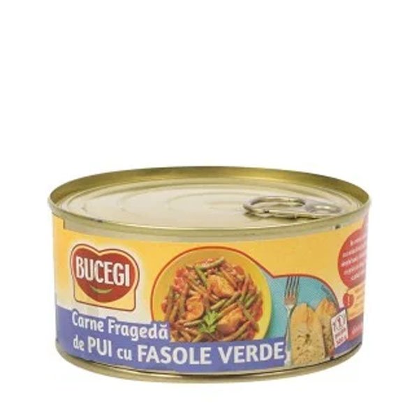 Bucegi Fasole Verde cu Pui 6 x 300GR