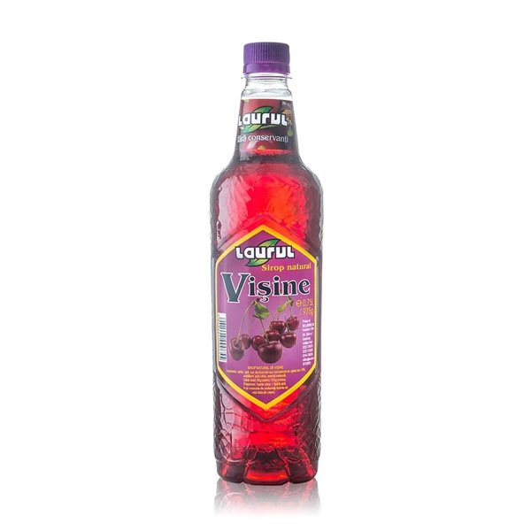 Laurul Sirop Natural Vișine 6 x 750ML