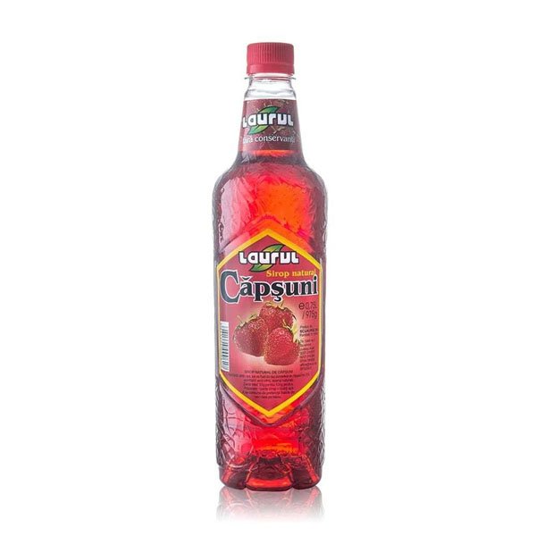 Laurul Sirop Natural Capsuni 6 x 750ML