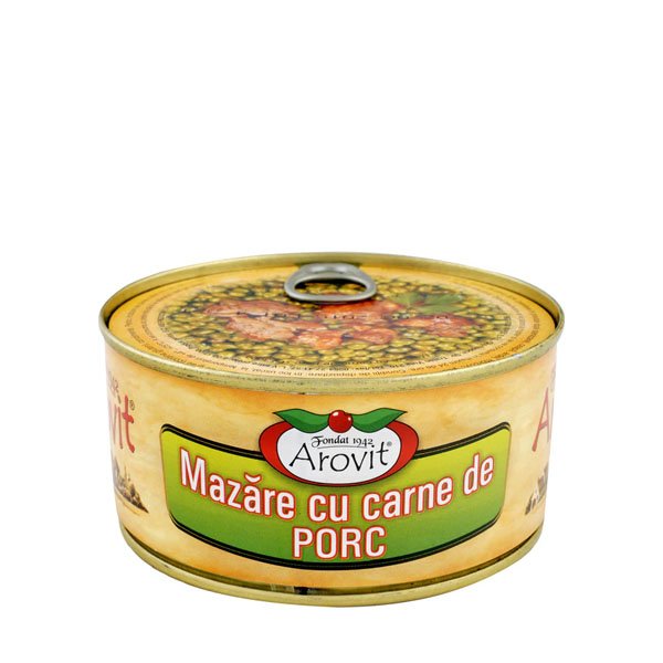 Arovit Mazare cu Carne de porc 6 x 300GR