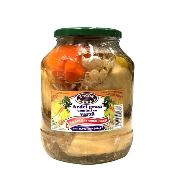 Encon Ardei Grasi umpluti cu varza 4 x 1560GR Encon Ardei Grasi umpluti cu varza 4 x 1560GR
