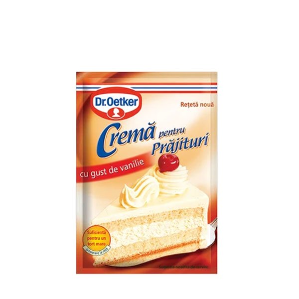 Dr. Oetker Cremă cu gust de vanilie 10 x 50GR