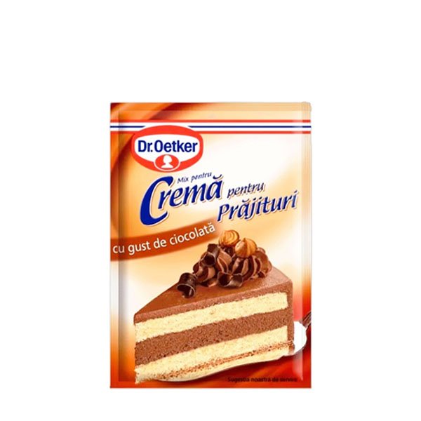 Dr. Oetker Cremă cu gust de ciocolată 25 x 55GR
