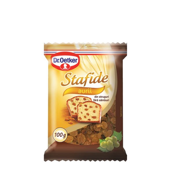 Dr. Oetker Stafide aurii 30 x 100GR