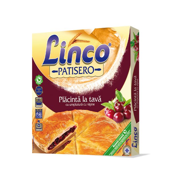 Linco Placinta la tava cu visine 800GR Linco Placinta la tava cu visine 800GR